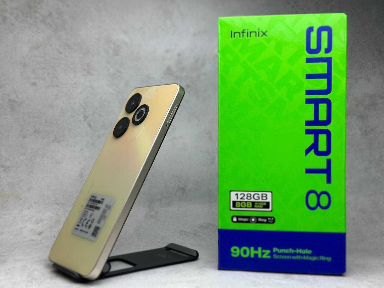 Мобільний телефон Infinix Smart 8 4/128GB Shiny Gold Купити Смартфон