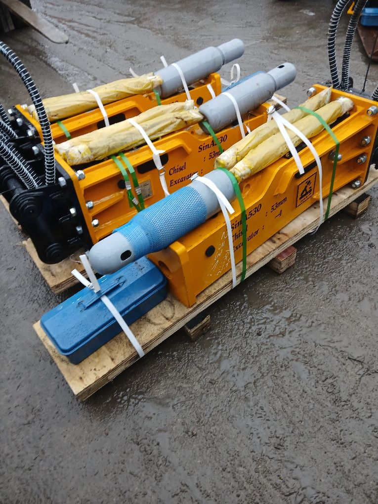 Mlot do koparki 3-4t Hammer 190kg mlot hydrauliczny wyburzeniowy