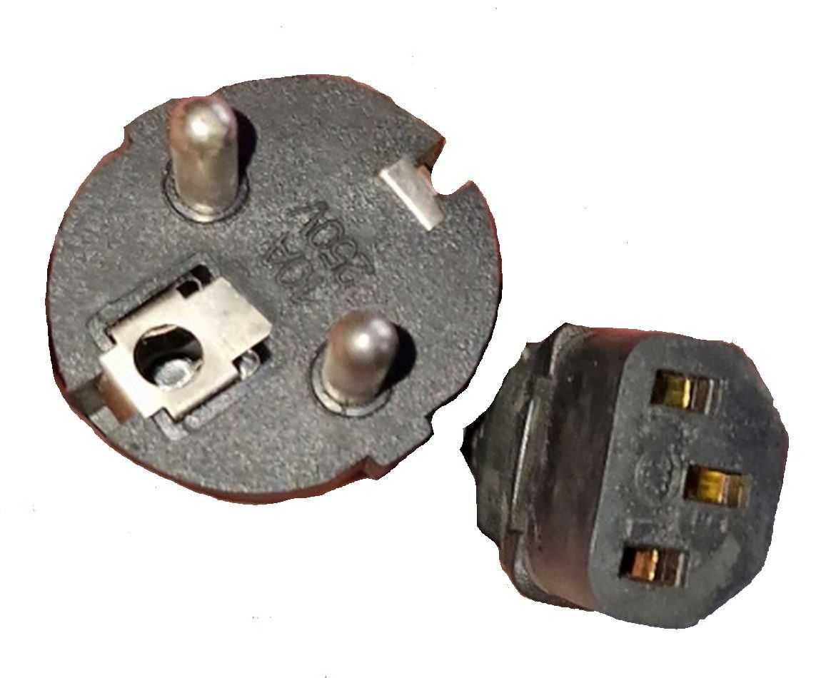Kabel zasilający od 1,75 do 1,85m do komputera, drukarki, monitora.