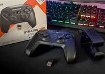 SteelSeries Stratus DUO + uchwyt telefonu -Gamepad Bluetooth i 2,4 GHz