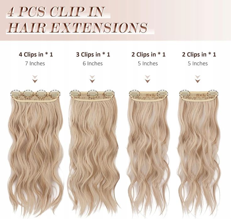 Peruka Włosy blond długie 50cm