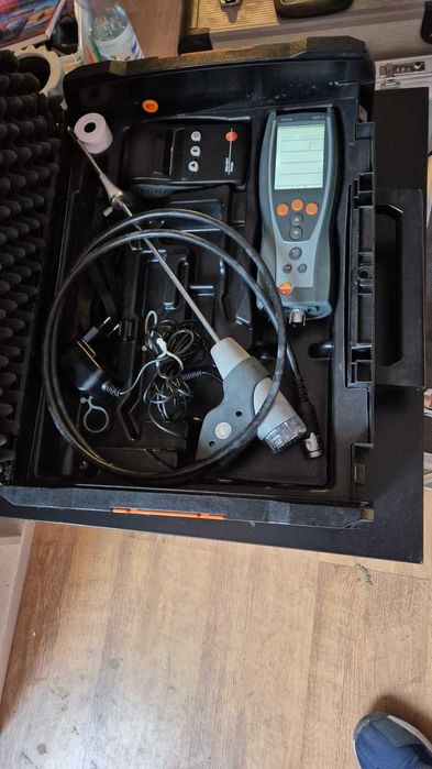 Analizator spalin Testo 327-1 – zestaw z drukarką i sondą, sprawny