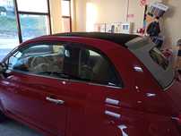 Reparação de lona das capotas Fiat 500 cabrio