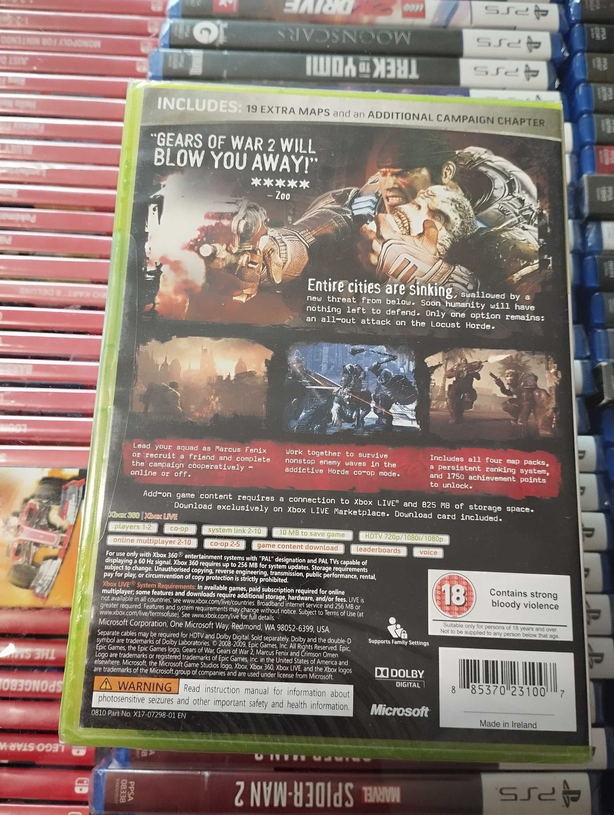 Gears of War 2 [XBOX 360][XBOX ONE] Classics, NOWA