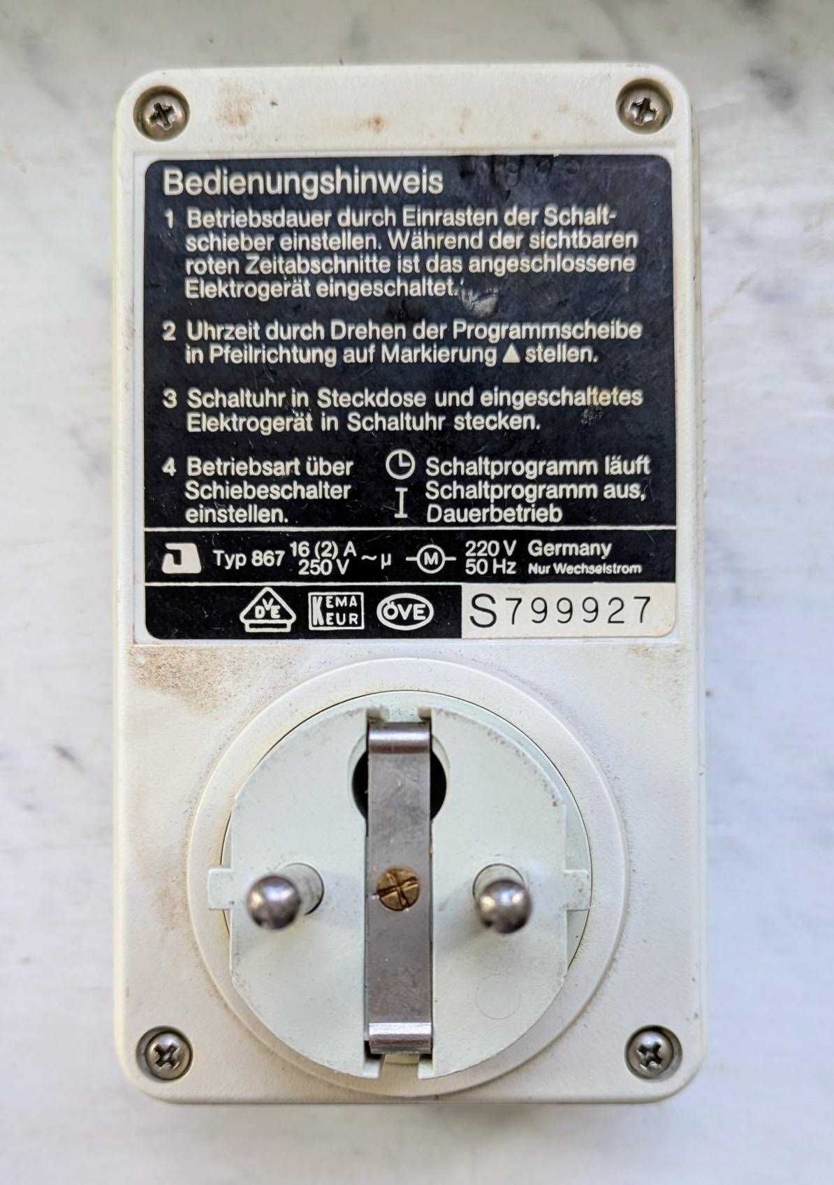 Programator czasowy, manualny, RFN