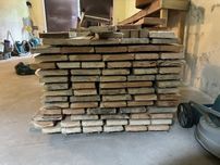 Deski 2,5x13x88cm i legary 4x5x310cm