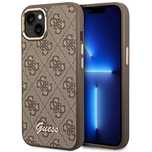 Etui Guess 4G Vintage Gold Logo na iPhone 14 Plus - brązowe
