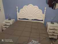 Cama usada branca