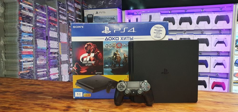 PS4 Sony Playstation 4 slim 1Tb 1000gb б/у