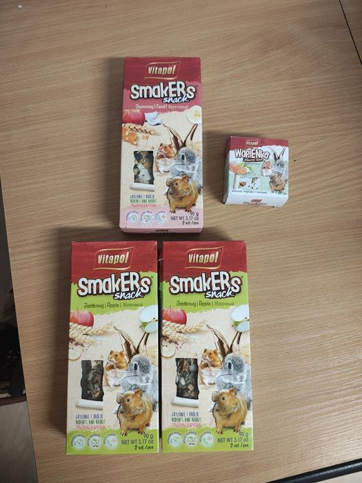 Kolby smakowe dla królika + wapienko