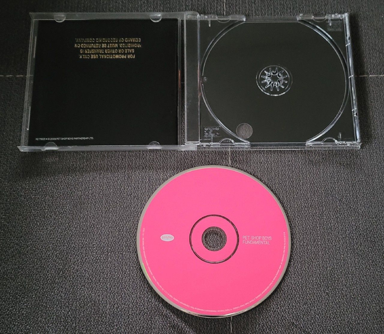 Pet Shop Boys Fundamental USA Promo CD
