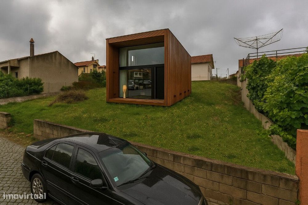 Lote de Terreno c/ 483m2 com  Casa Modular - Almendra, Vila Nova de Fo