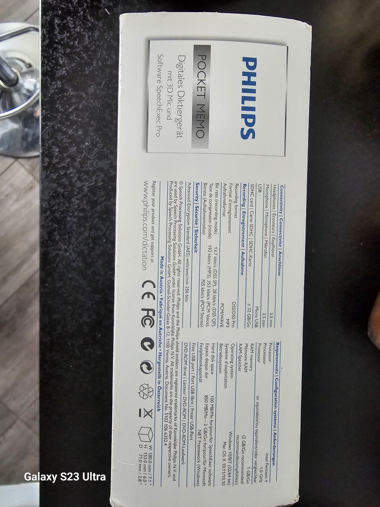 Philips pocket memo