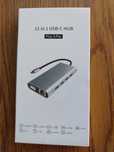 Hub USB C, stacja dokująca, adapter USB C 11 w 1