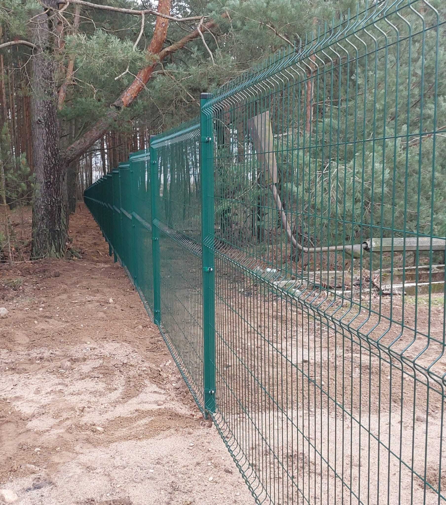 Panel ogrodzeniowy , ogrodzenie z paneli, słupki 60*40