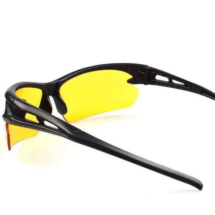 Óculos condução visão noturna prescrição amarelo automovel ambar spor