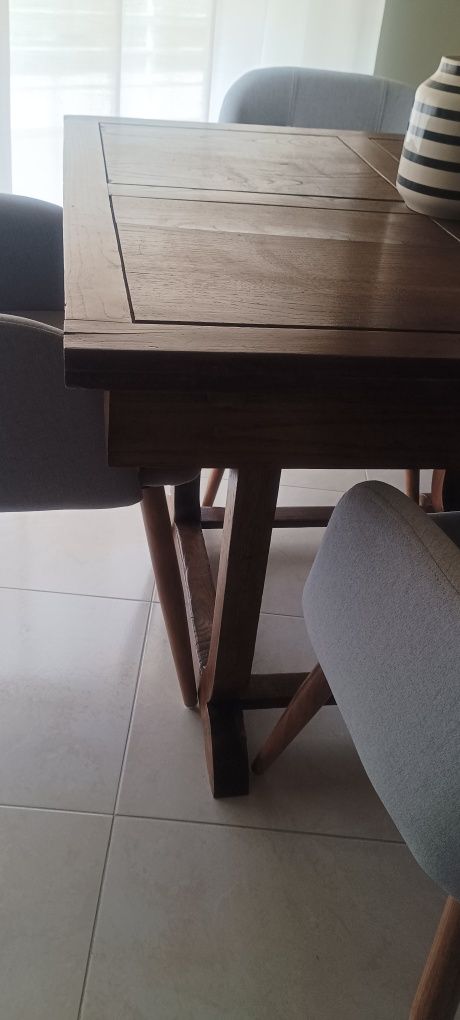 Mesa sala madeira vintage