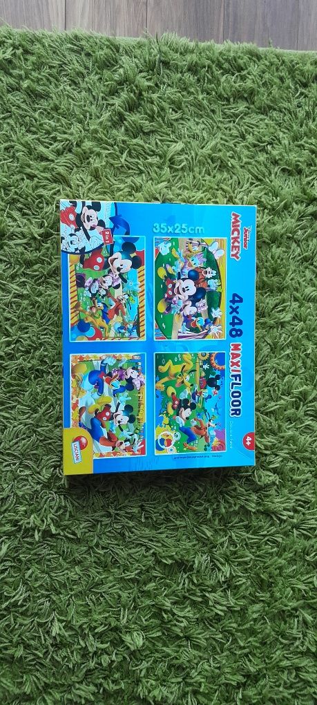 Puzzle Myszka Miki Maxi Floor 4x48 jak nowe