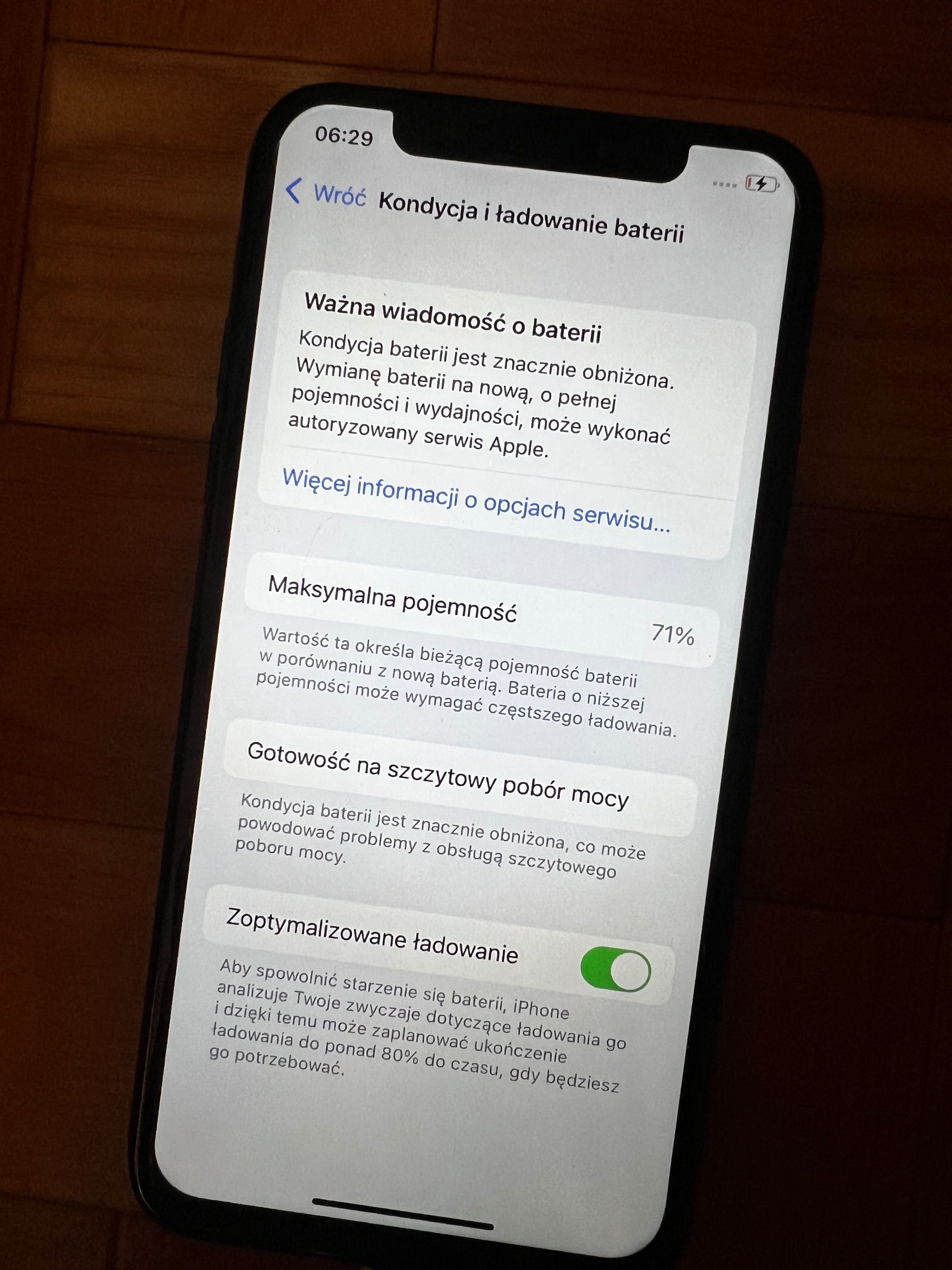 iPhone X 256 GB czarny bardzo ładny