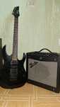 Ibanez GRG270B + Fender Mustang I