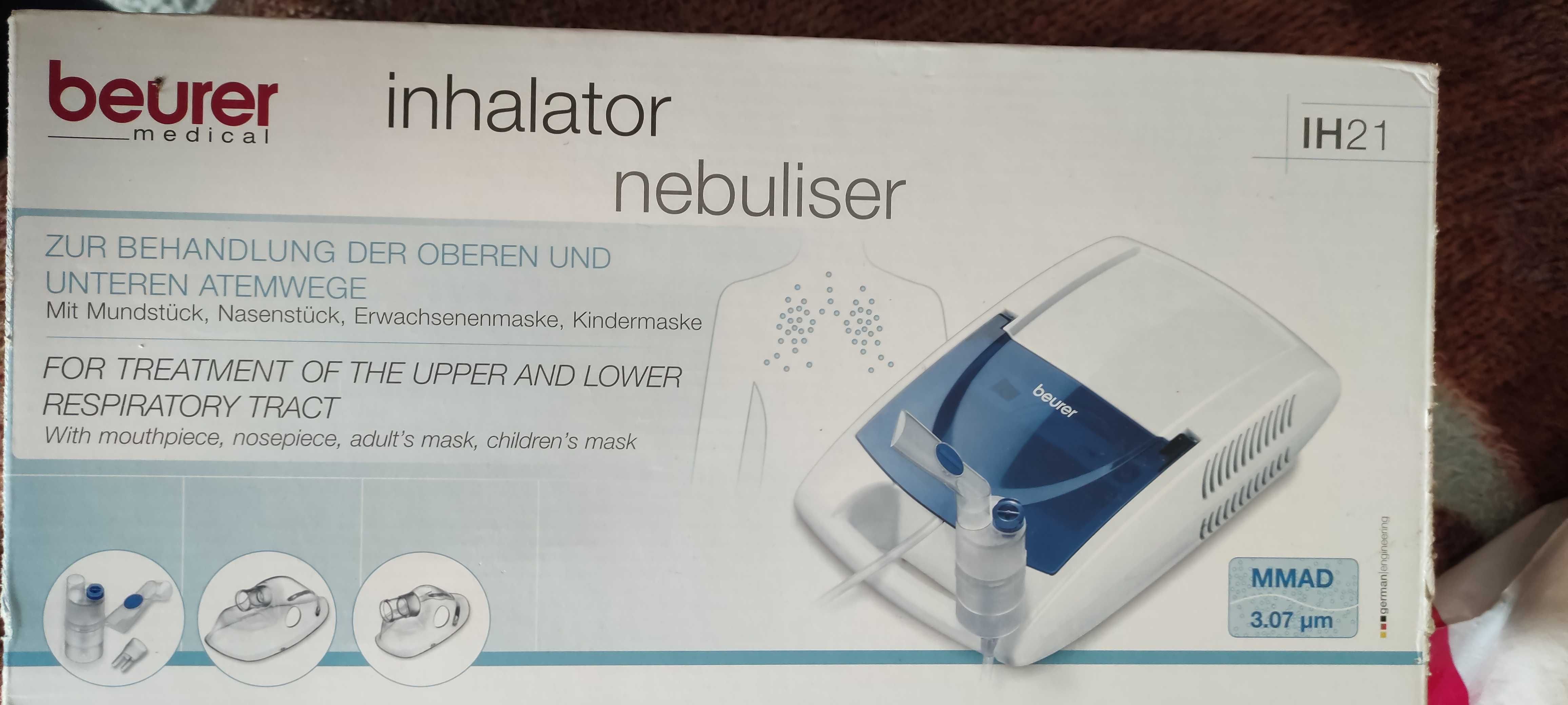 Nebulizador Beurer novo, para adultos e crianças