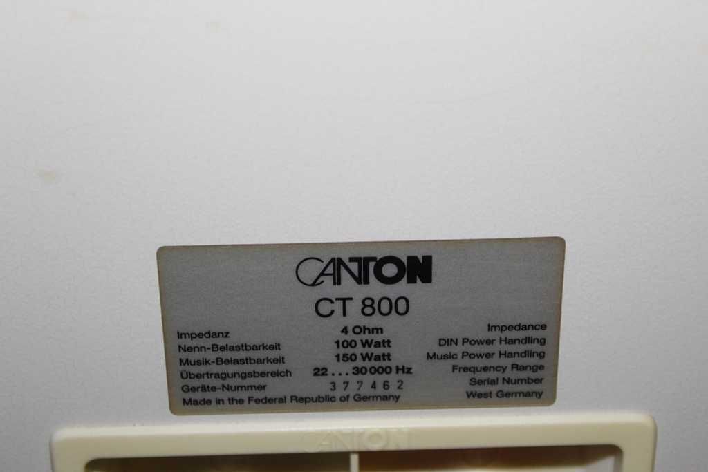 CANTON CT 800 Kolumny głośniki monitory audiofilskie białe Wysyłka