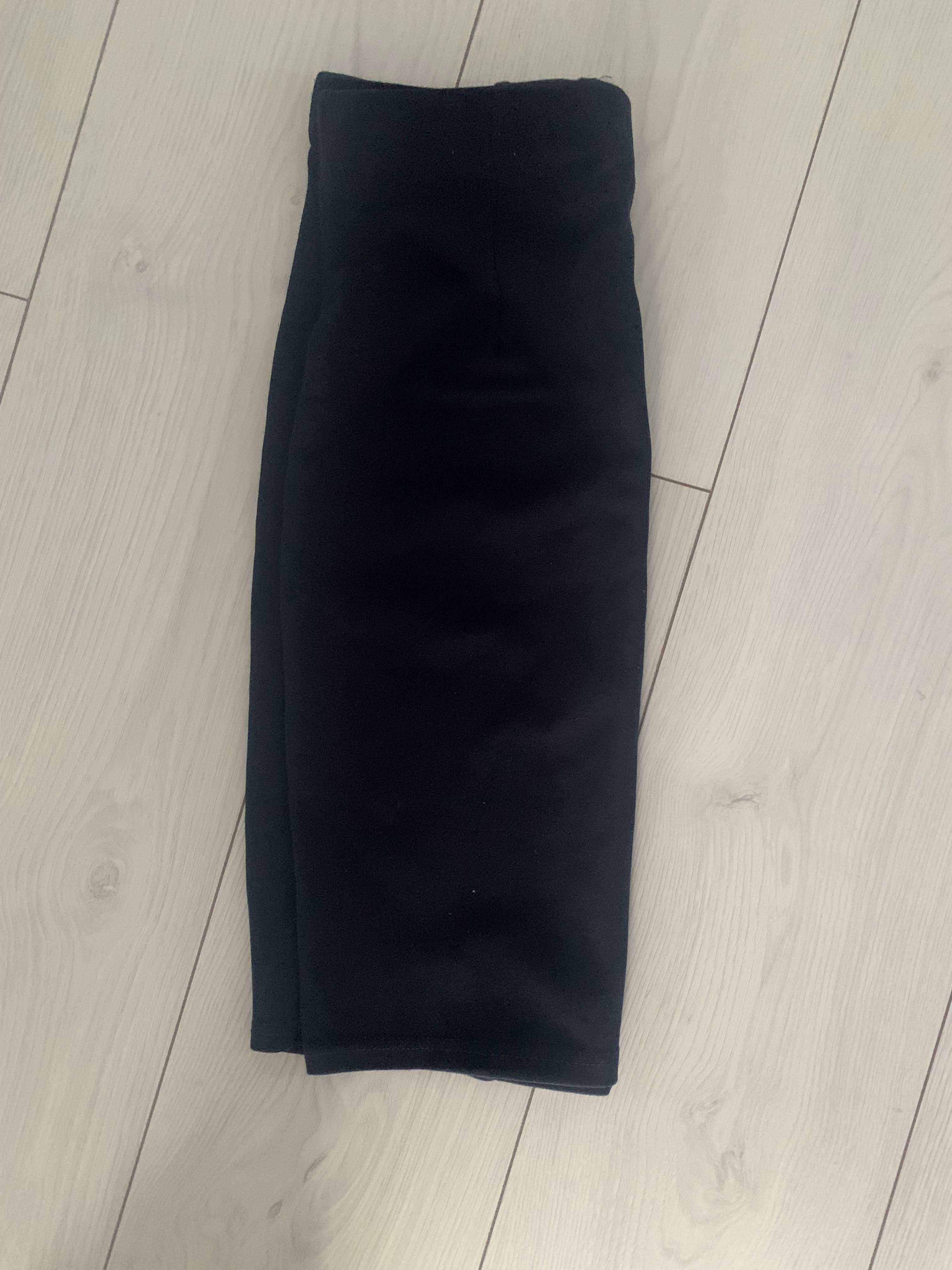spodnica damska elegancka obcisła srebrny ZIP