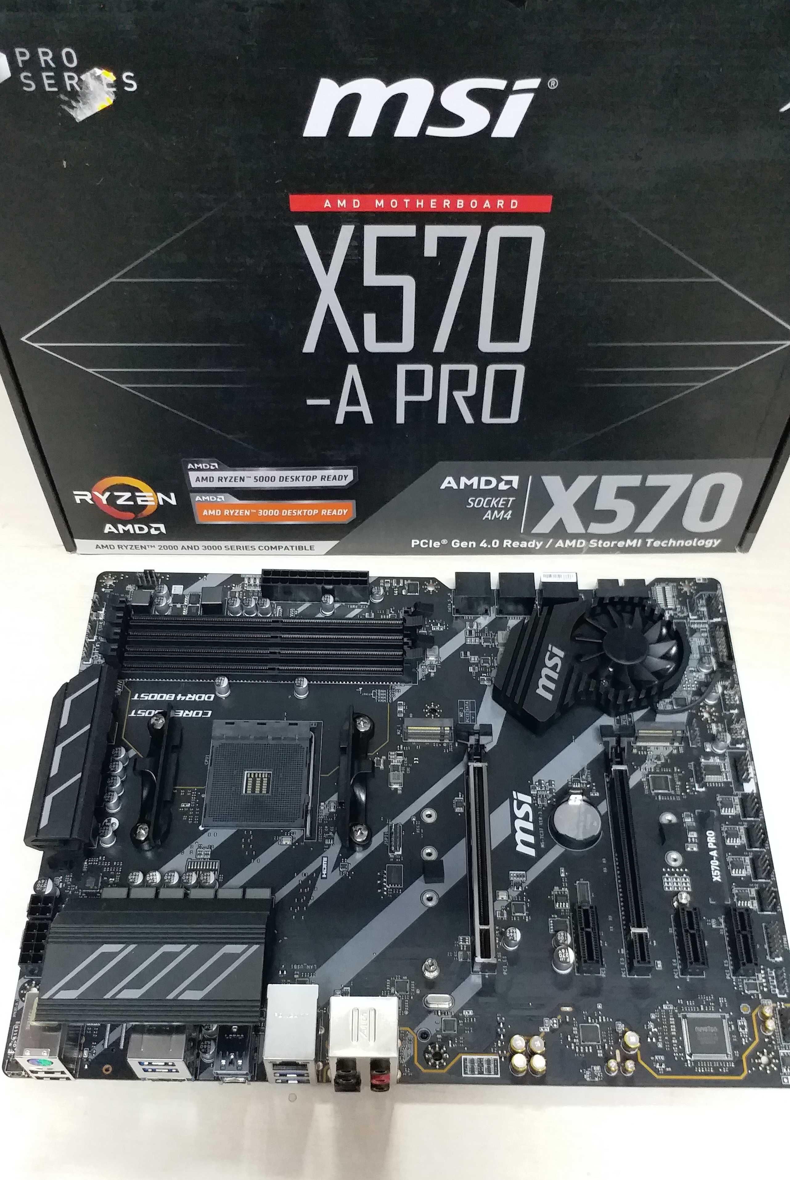 Топ плата MSI X570-A PRO сокет АМ4