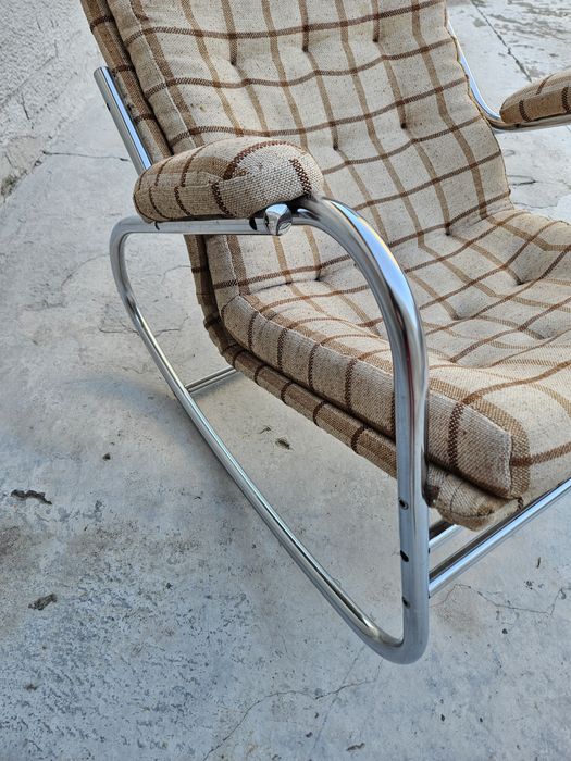 Fotel bujany HJO Ikea vintage Noboru Hakamura bauhaus modern