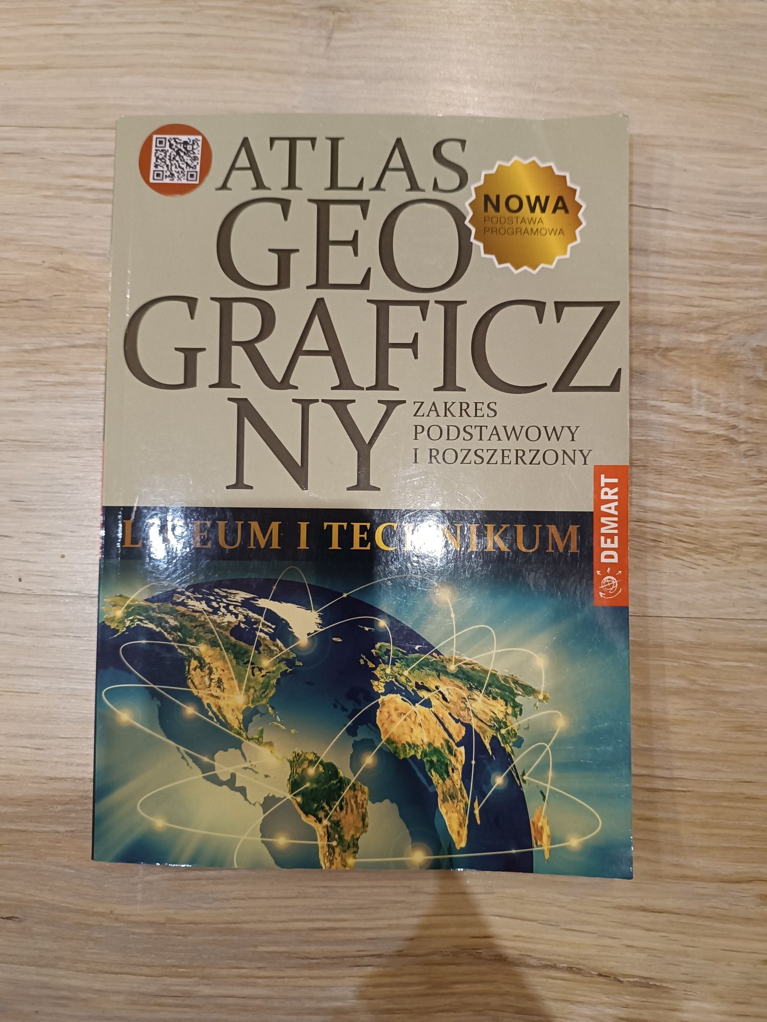 Atlas geograficzny liceum i technikum DEMART