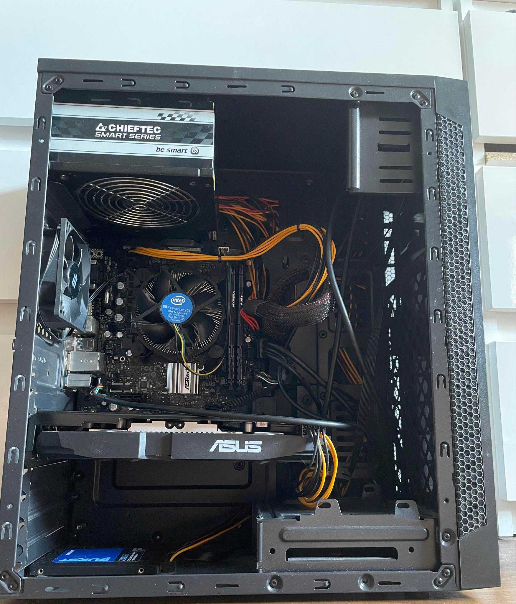 Komputer do gier i3 10100f RX580 16GBddr4 240GB SSD GAMING CS GRY