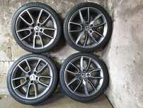 Felgi aluminiowe Skoda RS R18 5x112 opony zimowe 225/40R18 7,5mm