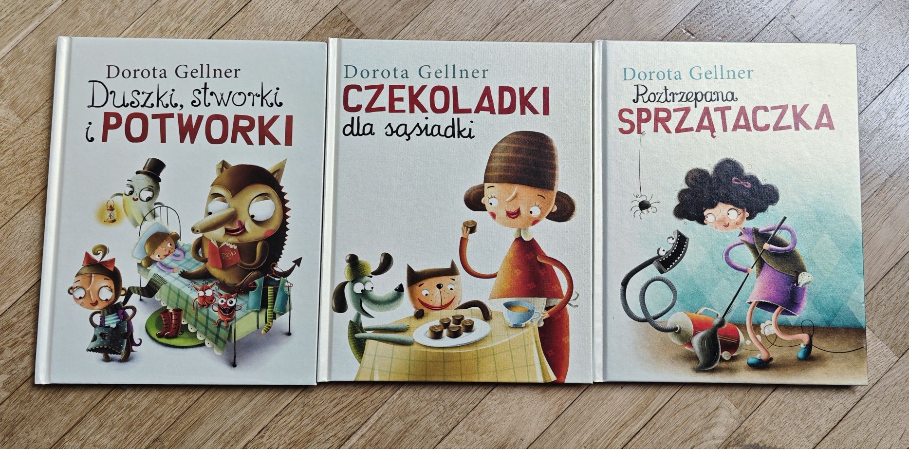 Trzy książeczki z wierszykami dla dzieci od Doroty Gellner