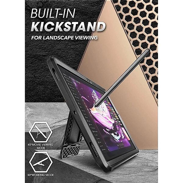 Etui Supcase Unicorn Beetle Pro do Galaxy Tab A8/10.5/2021 Black