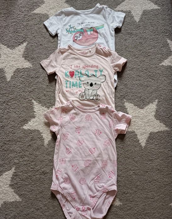 Body pajac t-shirt 74 - 13 szt.