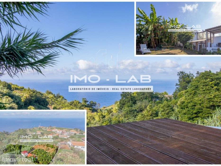 Moradia T1+1 - São Jorge - Vista Mar - Ilha da Madeira