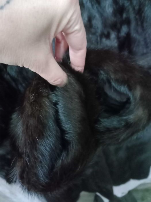 SAGA MINK. Ог 104см. Норковая шуба с капюшоном. Натуральная шуба