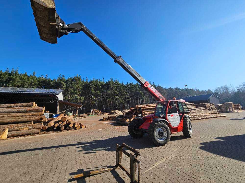 Ładowarka teleskopowa MANITOU MT932 r.2013 bdb Opony bdb, łyżka, widły