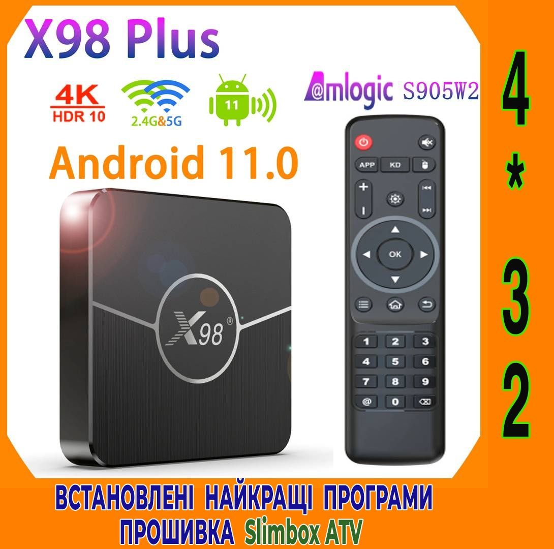 TANIX S905w2 Прошивка SlimboxTVВстановлені Найкращі програми.Є ІНШІ.