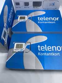 Telenor SIM Card Prepaid SE Starter Karta Szwecja Roaming