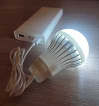 Лампа для павербанку, USB Led лампочка 7 W, фонарь, ліхтарик
