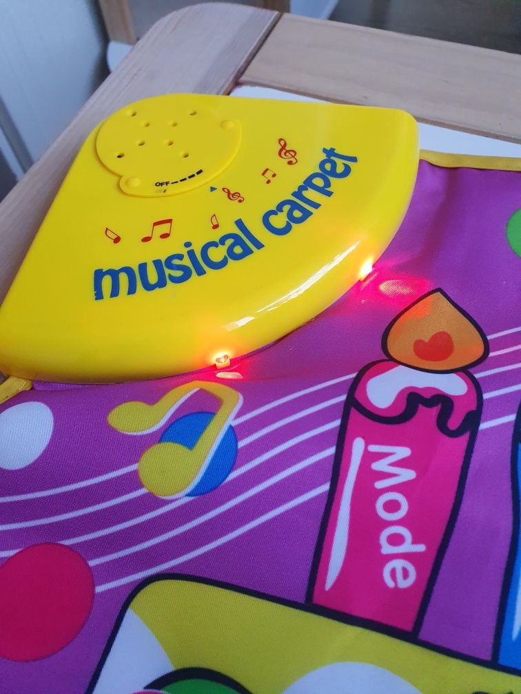 Mata muzyczna interaktywna edukacyjna alfabet po angielsku tort urodzi