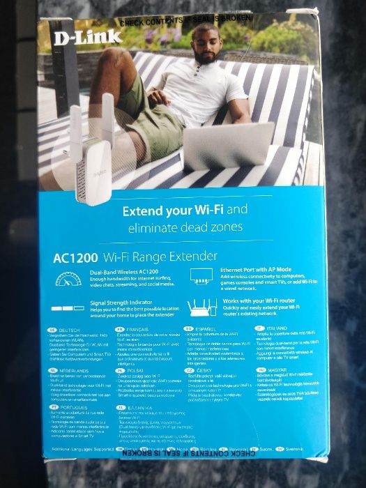 Repetidor de Sinal D-LINK DAP-1610 AC1200 Novo