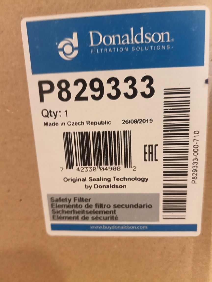 Filtr powietrza Donaldson P 829333 New Holland Terex 860sx , 920 ,720