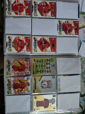 Zestaw 10 sztuk karty piłkarskie fifa 2023 FIFA 365 Liverpool