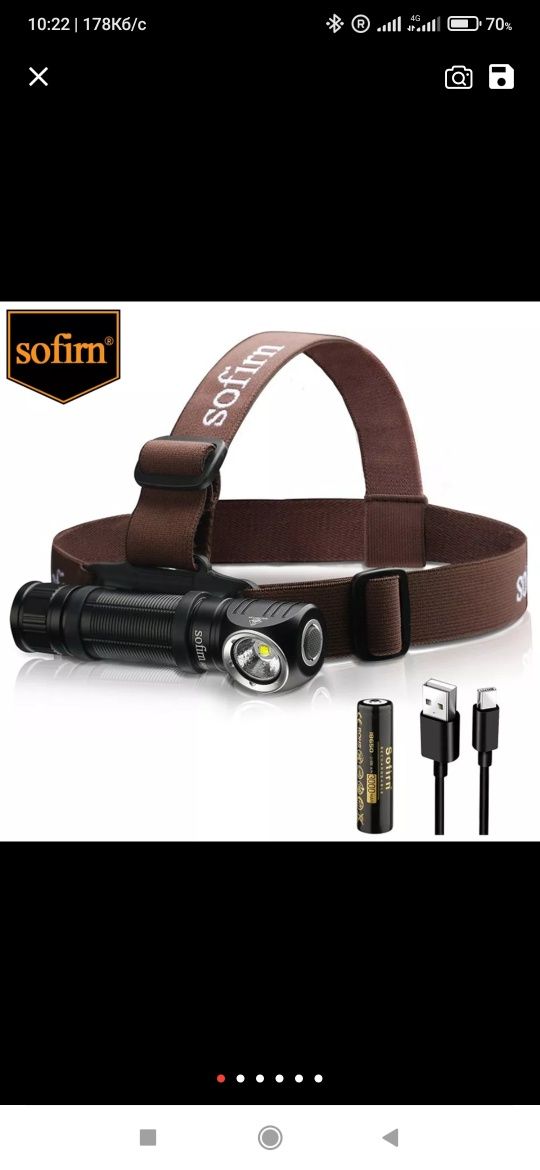 Ліхтар фонарь Sofirn HS10 /HS40 / SP40