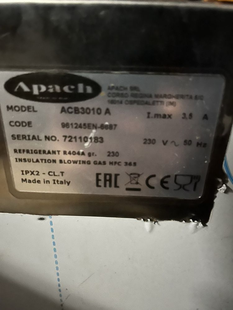 Льодогенератор льдогенератор Apach ACB3010 A 30 кг/добу Brema Scotsman
