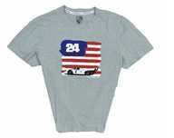 Porsche T-Shirt Flag Koszulka Logowana Męska Xl