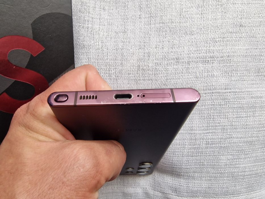 Samsung Galaxy S22 Ultra Burgundy komplet uszkodzony