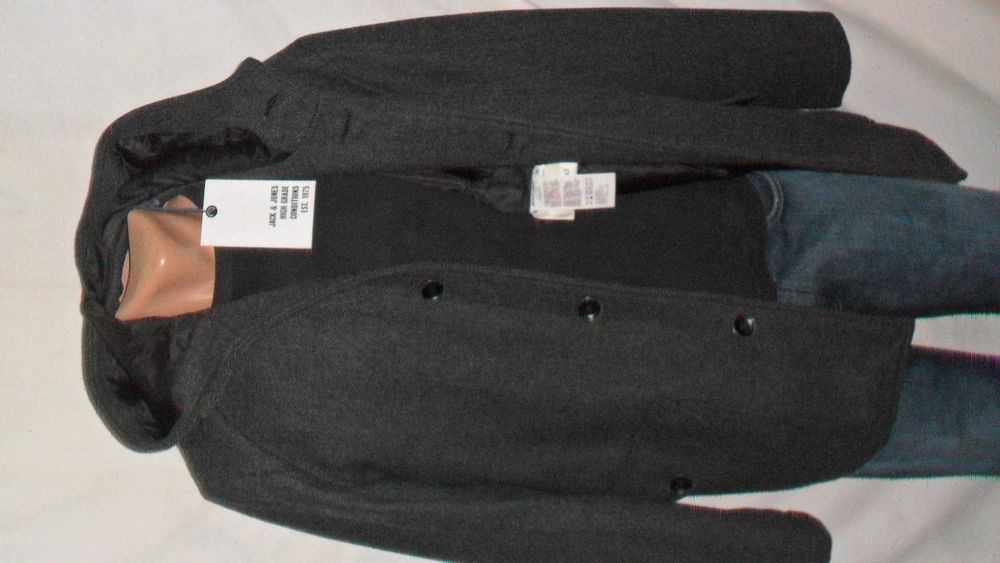 бушлат куртка  бренд зима шерсть новый Jack&Jones XL 52-54